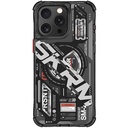 Apple iPhone 15 Pro Uyumlu Kılıf Magsafe Şarj Özellikli Katmanlı Makine Temalı SkinArma Ekho Kapak