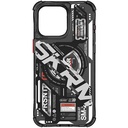 Apple iPhone 15 Pro Uyumlu Kılıf Magsafe Şarj Özellikli Katmanlı Makine Temalı SkinArma Ekho Kapak