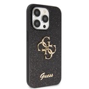 Apple iPhone 14 Pro Max Uyumlu Kılıf Guess Orjinal Lisanslı 4G Büyük Metal Logolu Glitter Kapak - 3