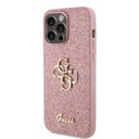 Apple iPhone 14 Pro Max Uyumlu Kılıf Guess Orjinal Lisanslı 4G Büyük Metal Logolu Glitter Kapak - 7
