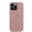 Apple iPhone 14 Pro Max Uyumlu Kılıf Guess Orjinal Lisanslı 4G Büyük Metal Logolu Glitter Kapak - 8