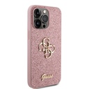 Apple iPhone 14 Pro Max Uyumlu Kılıf Guess Orjinal Lisanslı 4G Büyük Metal Logolu Glitter Kapak - 9