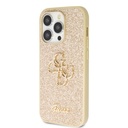 Apple iPhone 14 Pro Max Uyumlu Kılıf Guess Orjinal Lisanslı 4G Büyük Metal Logolu Glitter Kapak - 13