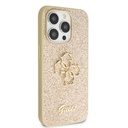 Apple iPhone 14 Pro Max Uyumlu Kılıf Guess Orjinal Lisanslı 4G Büyük Metal Logolu Glitter Kapak - 15
