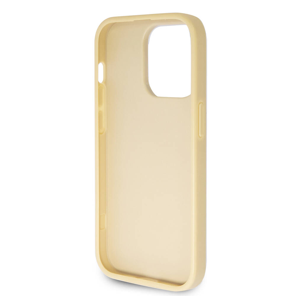 Apple iPhone 14 Pro Max Uyumlu Kılıf Guess Orjinal Lisanslı 4G Büyük Metal Logolu Glitter Kapak - 18