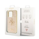 Apple iPhone 14 Pro Max Uyumlu Kılıf Guess Orjinal Lisanslı 4G Büyük Metal Logolu Glitter Kapak - 19