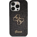 Apple iPhone 14 Pro Max Uyumlu Kılıf Guess Orjinal Lisanslı 4G Büyük Metal Logolu Glitter Kapak