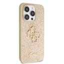 Apple iPhone 14 Pro Max Uyumlu Kılıf Guess Orjinal Lisanslı 4G Büyük Metal Logolu Glitter Kapak