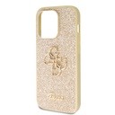 Apple iPhone 14 Pro Max Uyumlu Kılıf Guess Orjinal Lisanslı 4G Büyük Metal Logolu Glitter Kapak