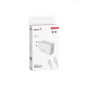 Zore Play Serisi PL2 Type-C to Lightning 2in1 PD Seyahat Şarj Aleti 20W - 6