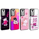 Xiaomi Redmi Note 12 Pro 4G Uyumlu Kılıf Parlayan Kabartmalı İkonik Figürlü Zore Amas Silikon Kapak - 1