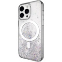 Apple iPhone 14 Pro Max Uyumlu Kılıf Magsafe Şarj Özellikli Parlayan Simli Şeffaf Lisanslı Switcheasy Starfield-M Kapak