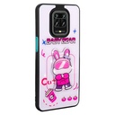 Xiaomi Redmi Note 9 Pro Uyumlu Kılıf Parlayan Kabartmalı İkonik Figürlü Zore Amas Silikon Kapak - 6