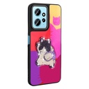 Xiaomi Redmi Note 12 4G Uyumlu Kılıf Parlayan Kabartmalı İkonik Figürlü Zore Amas Silikon Kapak - 2