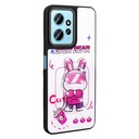 Xiaomi Redmi Note 12 4G Uyumlu Kılıf Parlayan Kabartmalı İkonik Figürlü Zore Amas Silikon Kapak - 6