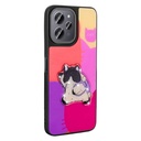 Xiaomi Redmi 12 Uyumlu 4G Kılıf Parlayan Kabartmalı İkonik Figürlü Zore Amas Silikon Kapak - 4