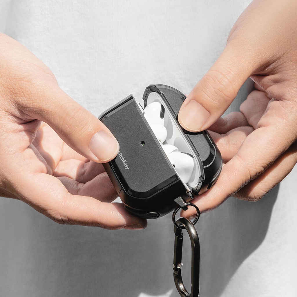 Apple Airpods Pro 2 Uyumlu Kılıf Airbag Korumalı Ultra Sağlam Lisanslı Switcheasy Defender Kapak