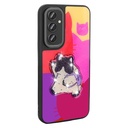 Samsung Galaxy A14 Uyumlu Kılıf Parlayan Kabartmalı İkonik Figürlü Zore Amas Silikon Kapak - 3