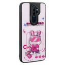 Oppo A9 2020 Uyumlu Kılıf Parlayan Kabartmalı İkonik Figürlü Zore Amas Silikon Kapak - 1