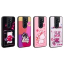 Oppo A9 2020 Uyumlu Kılıf Parlayan Kabartmalı İkonik Figürlü Zore Amas Silikon Kapak - 6