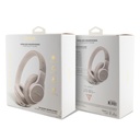 Guess Orjinal Lisanslı PU 4G Desenli Metal Yazı Logolu Tone On Tone Kulak Üstü Bluetooth Kulaklık - 9