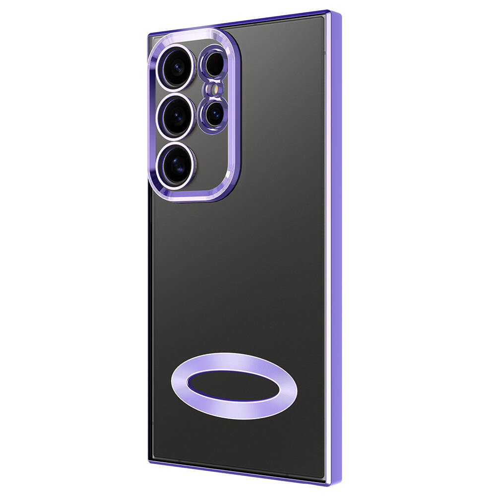 Samsung Galaxy S24 Ultra Uyumlu Kılıf Kamera Korumalı Logo Gösteren Zore Omega Kapak - 5