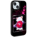 Apple iPhone 15 Uyumlu Kılıf Parlayan Kabartmalı İkonik Figürlü Zore Amas Silikon Kapak - 3