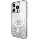 Apple iPhone 15 Pro Uyumlu Kılıf Magsafe Şarj Özellikli Parlayan Simli Şeffaf Lisanslı Switcheasy Starfield-M Kapak