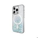 Apple iPhone 15 Pro Uyumlu Kılıf Magsafe Şarj Özellikli Parlayan Simli Şeffaf Lisanslı Switcheasy Starfield-M Kapak