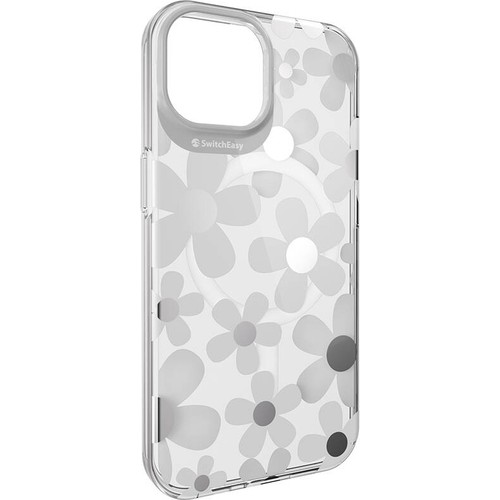 Apple iPhone 15 Uyumlu Kılıf Magsafe Şarj Özellikli Çift IMD Baskılı Lisanslı Switcheasy Artist-M Fleur Kapak