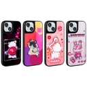 Apple iPhone 13 Uyumlu Kılıf Parlayan Kabartmalı İkonik Figürlü Zore Amas Silikon Kapak - 1