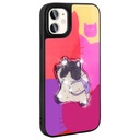 Apple iPhone 11 Uyumlu Kılıf Parlayan Kabartmalı İkonik Figürlü Zore Amas Silikon Kapak - 4