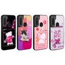 Xiaomi Redmi Note 8 Uyumlu Kılıf Parlayan Kabartmalı İkonik Figürlü Zore Amas Silikon Kapak - 2