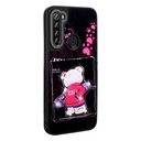 Xiaomi Redmi Note 8 Uyumlu Kılıf Parlayan Kabartmalı İkonik Figürlü Zore Amas Silikon Kapak - 5