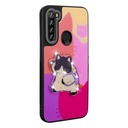 Xiaomi Redmi Note 8 Uyumlu Kılıf Parlayan Kabartmalı İkonik Figürlü Zore Amas Silikon Kapak - 6