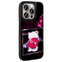 Apple iPhone 15 Pro Uyumlu Kılıf Parlayan Kabartmalı İkonik Figürlü Zore Amas Silikon Kapak - 4