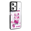 Xiaomi Redmi Note 12 Pro Plus 5G Kılıf Parlayan Kabartmalı İkonik Figürlü Zore Amas Silikon Kapak - 1