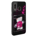 Samsung Galaxy A20 Uyumlu Kılıf Parlayan Kabartmalı İkonik Figürlü Zore Amas Silikon Kapak - 3