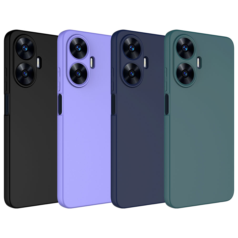 Realme C55 Uyumlu Kılıf Zore Mara Lansman Kapak - 1