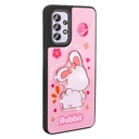 Samsung Galaxy A32 4G Uyumlu Kılıf Parlayan Kabartmalı İkonik Figürlü Zore Amas Silikon Kapak - 2