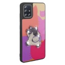 Samsung Galaxy A51 Uyumlu Kılıf Parlayan Kabartmalı İkonik Figürlü Zore Amas Silikon Kapak - 4