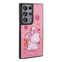 Samsung Galaxy S22 Ultra Uyumlu Kılıf Parlayan Kabartmalı İkonik Figürlü Zore Amas Silikon Kapak - 4