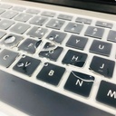 Apple Macbook 13' 2017 A1466 Zore Klavye Koruyucu Transparan Buzlu Silikon Ped - 2