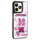 REALME C55 4G Case Shining Embossed Iconic Figured Zore Amas Silicone Cover - 1