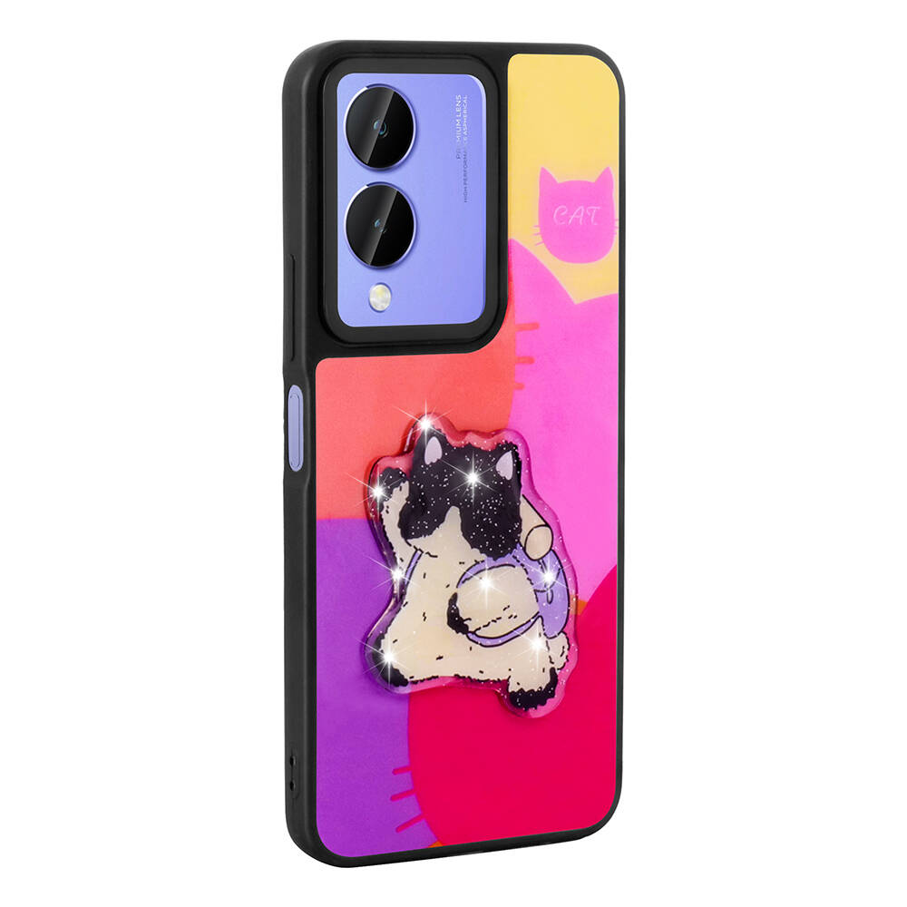 ViVo Y17s Case Shining Embossed Zore Amas Silicone Cover with Iconic Figure - 3