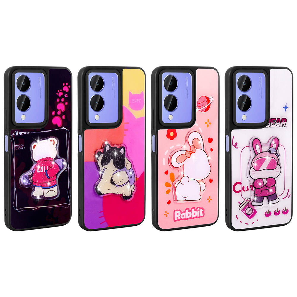 ViVo Y17s Case Shining Embossed Zore Amas Silicone Cover with Iconic Figure - 6