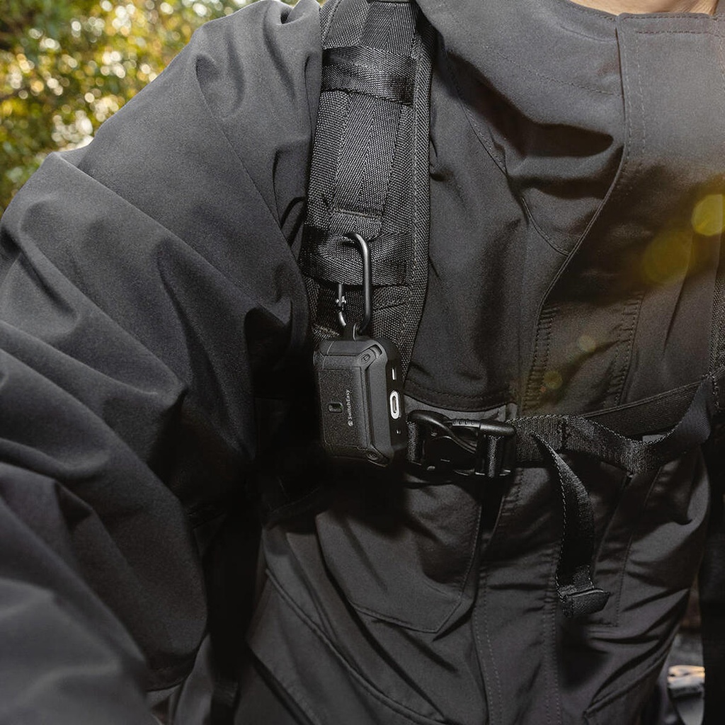 Apple Airpods Pro 2 Uyumlu Kılıf Askılı Sağlam Tasarımlı Lisanslı Switcheasy Guardian Kapak