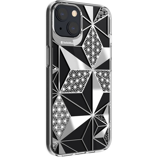 Apple iPhone 13 Uyumlu Kılıf Çift IMD Baskılı Lisanslı Switcheasy Artist Asanoha Kapak