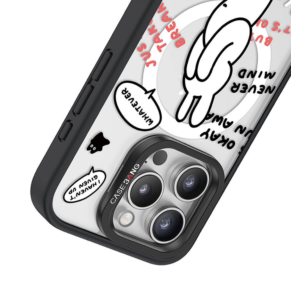 Apple iPhone 15 Pro Max Uyumlu Kılıf Magsafe Şarj Özellikli Casebang Chill Out Serisi Mıknatıslı Arka Panel - 4