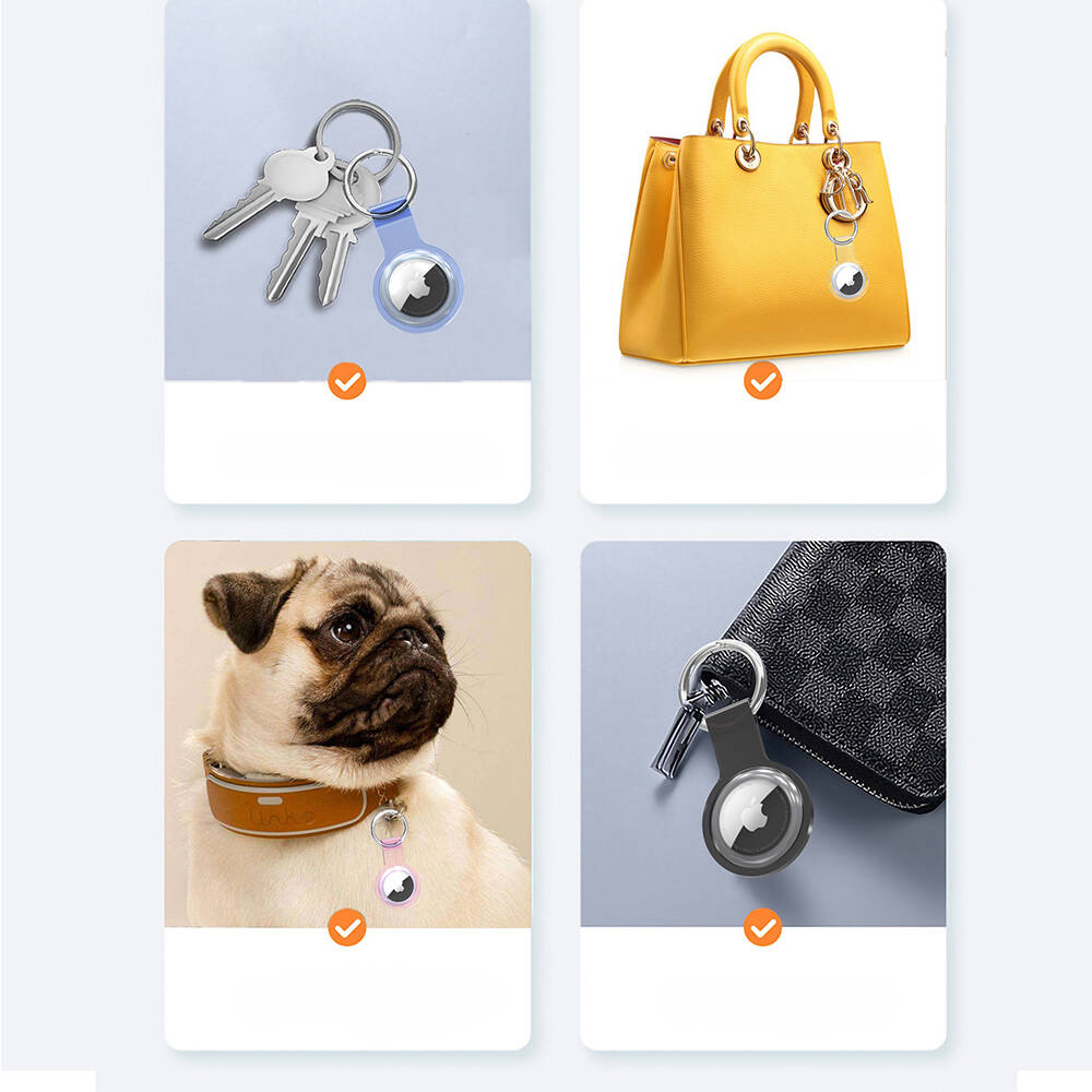 ​Zore Airtag 07 Silikon Anahtarlık - 13